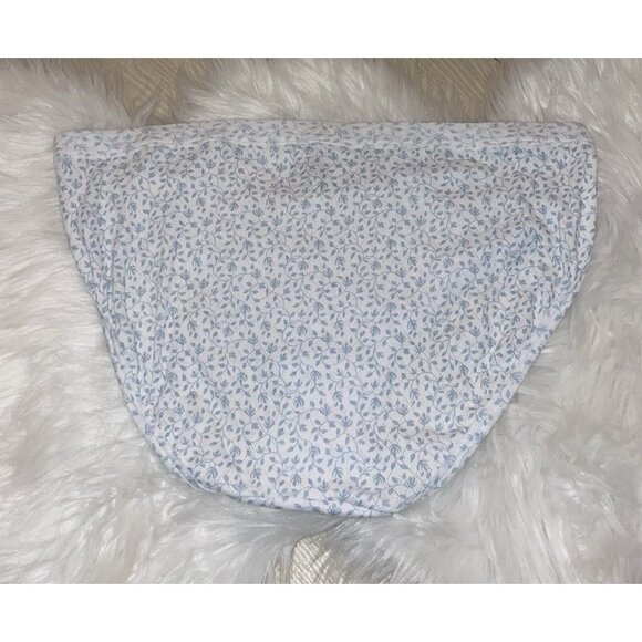 Jockey Elance Hipster Panties Pointelle Cotton Floral Womens 8 XL White Blue - Picture 4 of 4